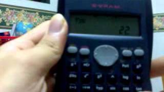 Partial matrix hackings on fx350MS calculator [upl. by Ahseya]