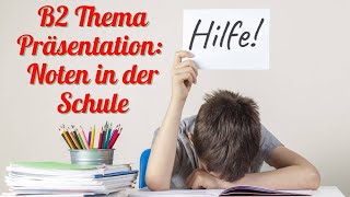 B2 Mündliche Prüfung  Noten in der Schule I Deutsch lernen I Germana Începători [upl. by Tosch]