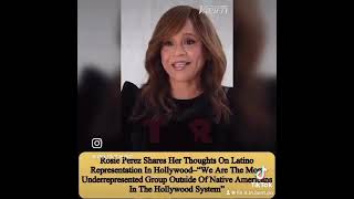 Rosie Perez on Latino representation in film [upl. by Yatnuahs]