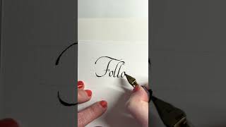 Handgeschriebener Text calligraphy italiccalligraphy schreiben kalligraphie handwriting ink [upl. by Yeslaehc34]