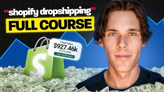 The Ultimate Course For Shopify Dropshipping In 2024 Full Guide  No Gatekeeping [upl. by Hpotsirhc817]