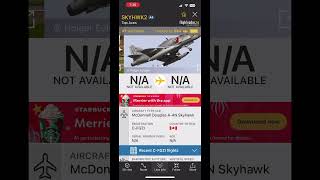 3 A4 Skyhawks on flight radar airplane flightradar24 shorts foryou shortsfeed [upl. by Armanda]