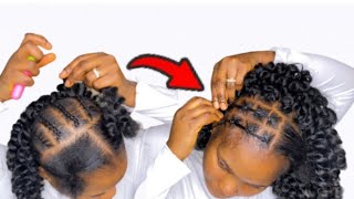 🔥 Quick amp Easy Rubber Band Hairstyles On Natural hair 4cnaturalhair updo [upl. by Idette604]