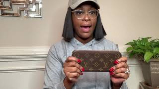 Louis Vuitton Clemence Wallet Review [upl. by Bor]