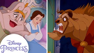 Belle Refuses to Go to Dinner  Kids Cartoon  Disney Princess [upl. by Prissie]