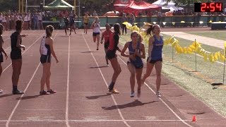 2016 TF  CIFss Prelims Div 2  Girls 4x400 Relay 5 Heats [upl. by Jackqueline]