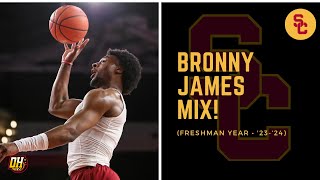 Bronny James Freshman Season Highlights 202324 [upl. by Nebeur]