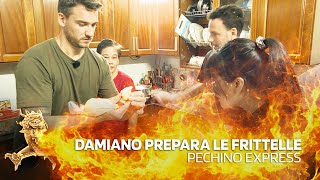 Damiano prepara le frittelle  Pechino Express [upl. by Banky139]