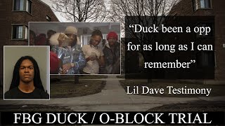 Lil Dave testifies about the infamous King Von video passing out money O Block chains FBG Duck [upl. by Lizzy]