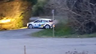 rallye cote du Tarn 2024 crash [upl. by Ahtibat]