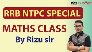 Maths Class for Banking Exams  RRB NTPC Special  Rizu Kundu  RICE Education [upl. by Ymma87]