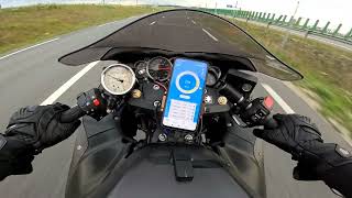 Suzuki hayabusa turbo acceleration 0100 14mile [upl. by Cilo158]