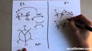 MCAT Ochem Lecture E1 vs E2 [upl. by Rayham85]