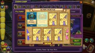 Wizard101 3 SKYVERNS IM LUCKY opening skyvern packs [upl. by Asinet136]