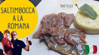 🆕 saltimbocca alla romana receta original comida italiana recetas faciles Increíble [upl. by Oicapot432]