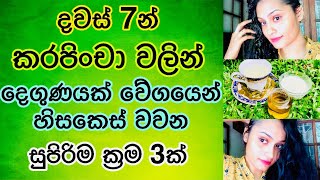 කරපිංචා වලින් කොන්ඩේ වවන සුපිරිම ක්‍රම 3ක්  Amazing Tips for Hair Regrowth with Curry Leaves [upl. by Harness]