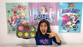 Deema birthday party cupcake slime [upl. by Nyliac]