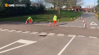 Holiday Park Line Marking in South Devon [upl. by Assirim]