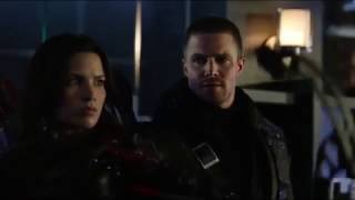 Nyssa Protects Oliver  Arrow S03 E23 [upl. by Hcab]