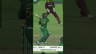 Sarfaraz Ahmed Captains Innings  Scores 60 Runs PAKvWI SportsCentral Shorts PCB M5C2K [upl. by Aluor747]