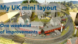 Update on my English mini layout 95 x 85 cm  after a weekend of working on it [upl. by Lotz]