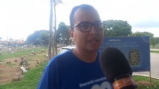 Dia de Finados Entrevista JADAPAX Cemitério Parque Jardim em Itaúna [upl. by Giffie443]