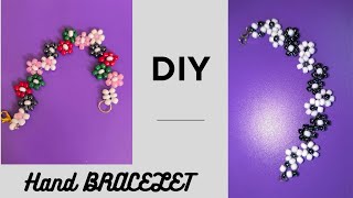 DIY Daisy Bracelet  stepbystep easy to make [upl. by Inilam]