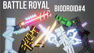 Battle Royal Biodroid4  Who will survive at last People Playground 1191 [upl. by Herv]