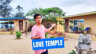 Love Temple Beach Resort 😍 Arambol Goa 🏖️ [upl. by Evin]