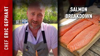 Learn the 5 Best Cuts of Salmon with Chef Eric  Salmon Cooking Tips amp Techniques [upl. by Ayenat]