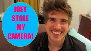 JOEY GRACEFFA STOLE MY CAMERA  Vlogmas 20 [upl. by Sitnerp]