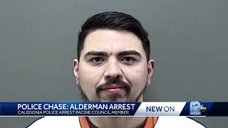 Racine alderman suspected of leading police on highspeed chase [upl. by Annavaj]