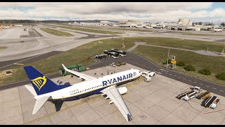 PMDG Ryanair Boeing 7378AS departing RWY 02 SID OLBO1L  Lisbon LIS  LPPT MK Studios v2 [upl. by Martie62]