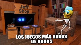 LOS JUEGOS MÁS RAROS DE DOORS 👁️ ROBLOX  DOORS But Bad V2 UPDATE  But kinda bad  BUT WITH GUNS [upl. by Ainoek]