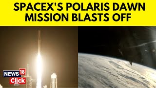 SpaceX Launches Billionaires Private Crew On Milestone Spacewalk Mission  SpaceX News  N18G [upl. by Yesak]