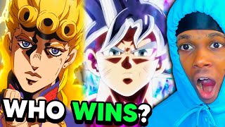 Giorno Vs Goku ISNT Close [upl. by Nollie974]