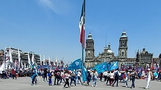 Mira lo que esta pasando en el zócalo Cdmx 1 de marzo 2024 Esclaudia [upl. by Wilone]