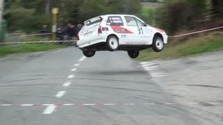 Rallysprint du Tréfle 2012  with crash and mistakes  HD [upl. by Odnumde202]