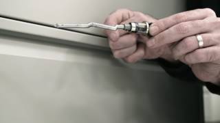 How to replace a lock on a Bisley Essentials product  by Bisley How To [upl. by Shirlie193]