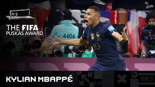 Kylian Mbappe Goal vs Argentina  FIFA Puskas Award 2022 Nominee [upl. by Tonnie]