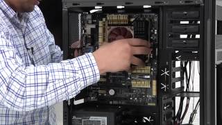 Howto install the motherboard into a case [upl. by Nybbor]