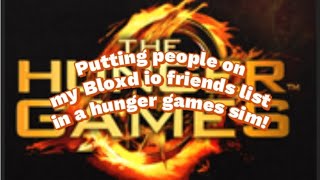 The Hunger games Bloxd edition [upl. by Arand]