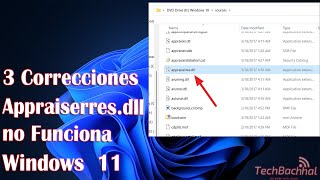 3 Correcciones Appraiserresdll no Funciona windows 11 [upl. by Yznyl]