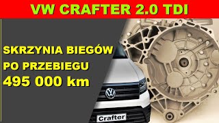 VW Crafter II 20 TDI  skrzynia biegów RHE po 495 tyś przebiegu [upl. by Ajax960]