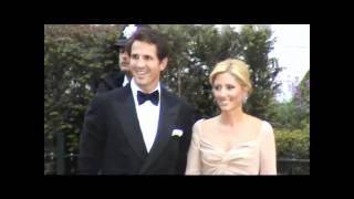 Royal Wedding RARE Prince Pavlos of Greece and Princess MarieChantal London Queen Party [upl. by Devy]