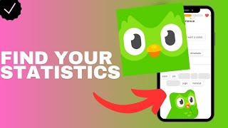 Where to find your statistics in the Duolingo app [upl. by Lucine432]