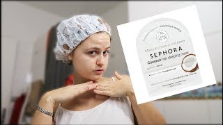 JE TESTE LE MASQUE COCO CHEVEUX DE CHEZ SEPHORA [upl. by Anawt]