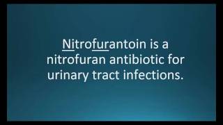 How to pronounce nitrofurantoin Macrobid Memorizing Pharmacology Flashcard [upl. by Alviani393]