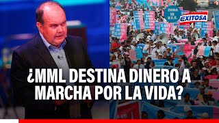 🔴🔵López Aliaga Revelan que Municipalidad de Lima destinaría casi S 10 mil a Marcha por la Vida [upl. by Amles415]