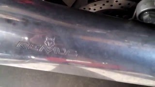 Fzs600 Fazer 2003 Remus Exhaust sound [upl. by Htebazie]